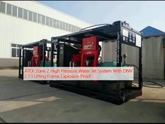Sistem Jet Air Tekanan Tinggi ATEX Zone 2 Dengan DNV 2.7.1 Lifting Frame Explosion Proof