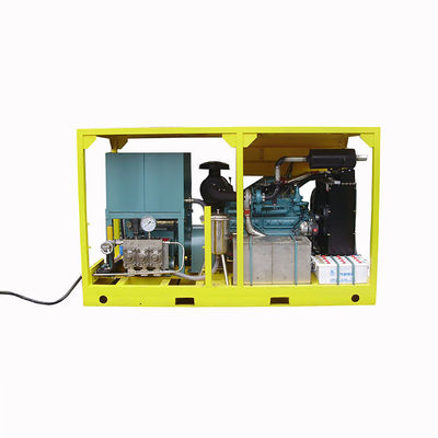 132kw Sistem Mesin Pembersih Saluran Pembuangan Jet Air Tekanan Tinggi Water Jet Cleaner