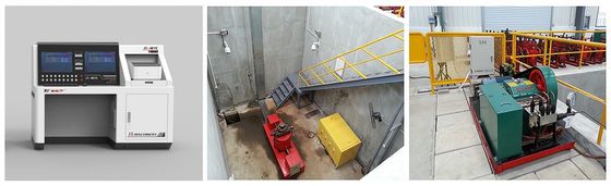 Unit Uji Hidrostatik Sistem Uji Hidro Bangku Uji Tekanan Tinggi Dengan Perekam Bagan