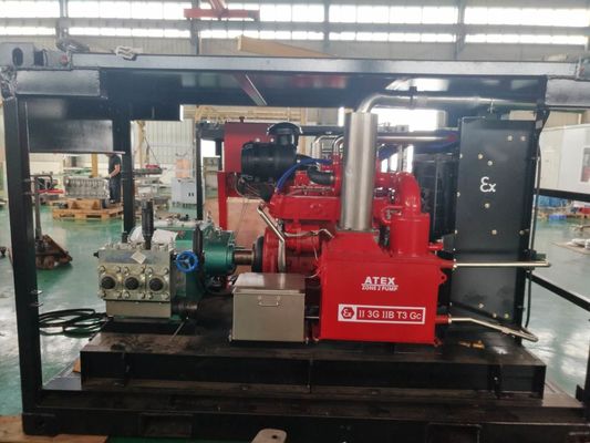 Explosion Proof Pressure Washers Unit Pompa Tekanan Tinggi Untuk Limbah Dan Bubur