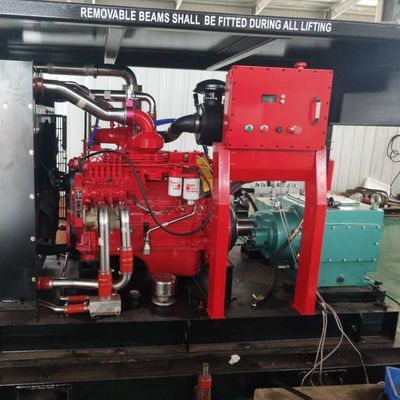 Unit Pengaliran Air Zona 2 Unit Pompa Tekanan Tinggi 400L/Min 140bar Untuk Pembersihan Lepas Pantai