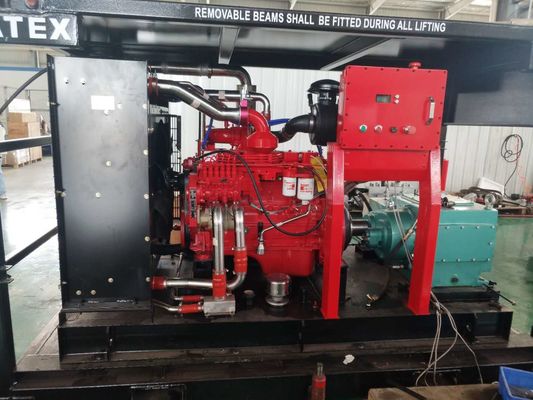 Unit Pengaliran Air Zona 2 Unit Pompa Tekanan Tinggi 400L/Min 140bar Untuk Pembersihan Lepas Pantai