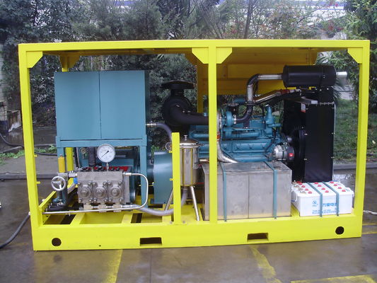 Mesin Pembersih Water Jet untuk Pipa Penukar Panas 1600bar