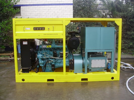Mesin Hydro Blasting 100L/Menit 700bar Hydro Blaster Untuk Penghapusan Tanda Jalan
