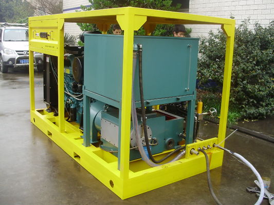 90kw 620bar Water Blaster Tekanan Tinggi Hydro Blaster Untuk Lukisan Lama Hapus