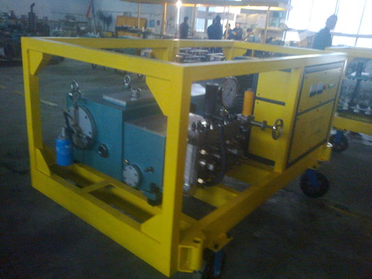 55kw 10000psi Mesin Pembersih Air Jet Industri Mesin Diesel Didorong