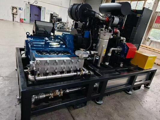 Mesin Pencuci Tekanan Hidro Blaster 75kw Mesin Peledakan Hidro Karat Oksida