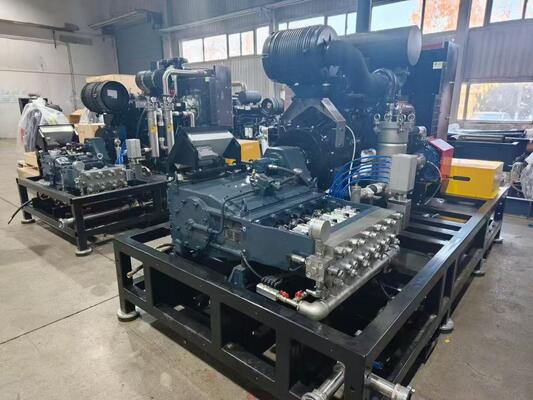 Motor Listrik Explosion Proof Hydro Test Pump Sistem Pengujian Tekanan Tinggi